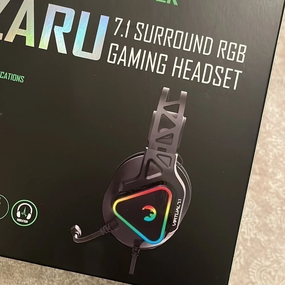 Brand New 7.1 Virtual Surround Sound Premium Gaming Headset Gamer Vibration